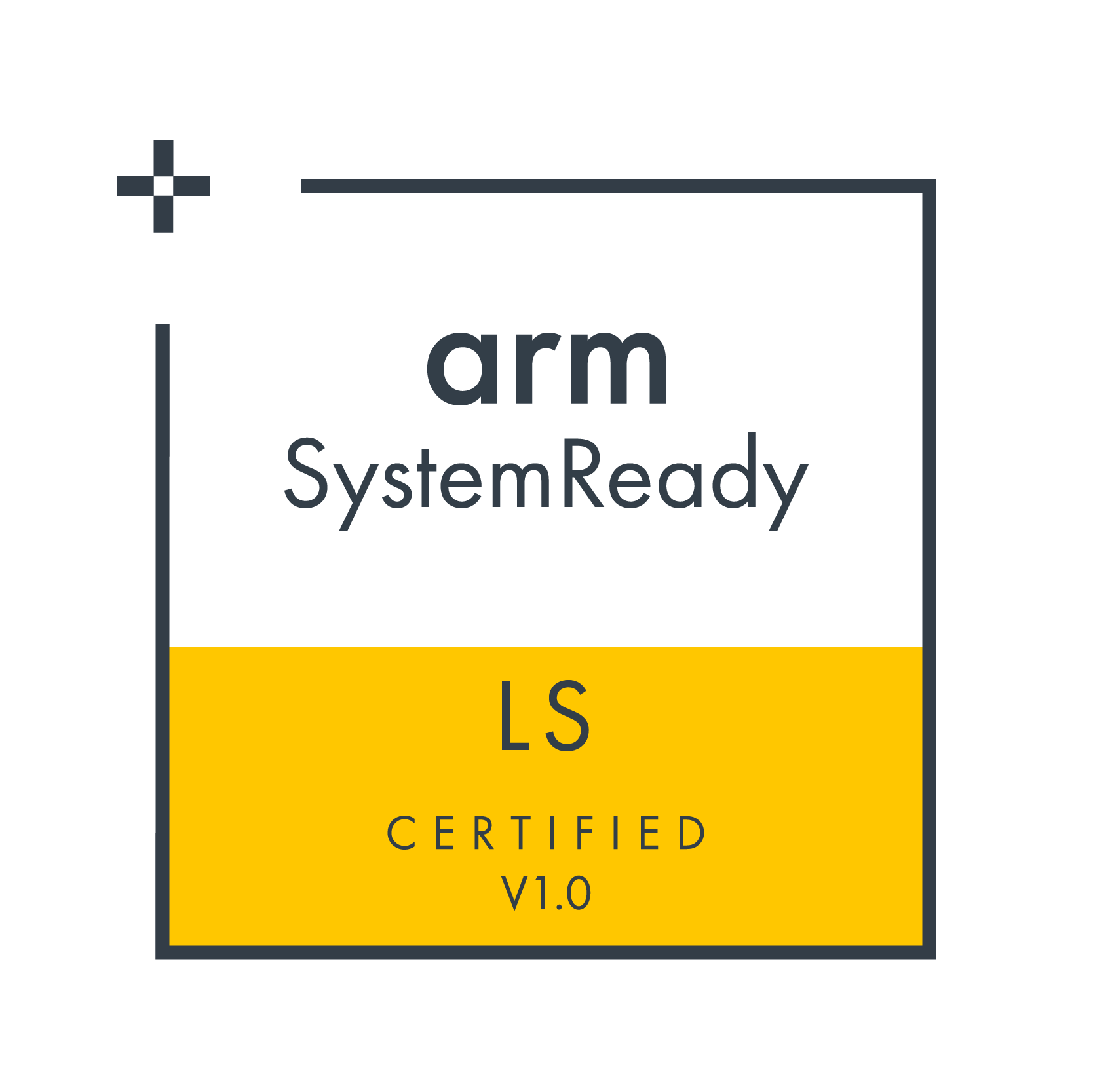Arm SystemReady LS Certified Stamp Logo